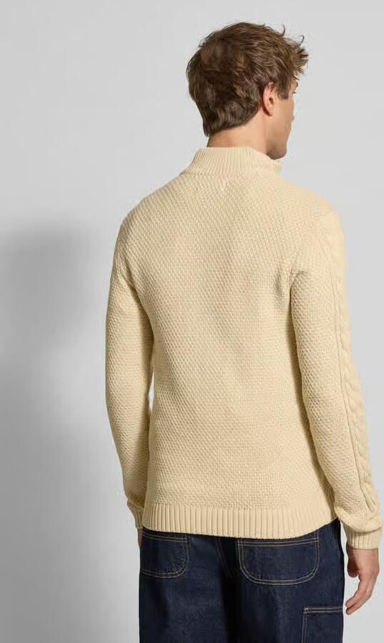 Blend Gebreide pullover met ritssluiting model 'BASIM'