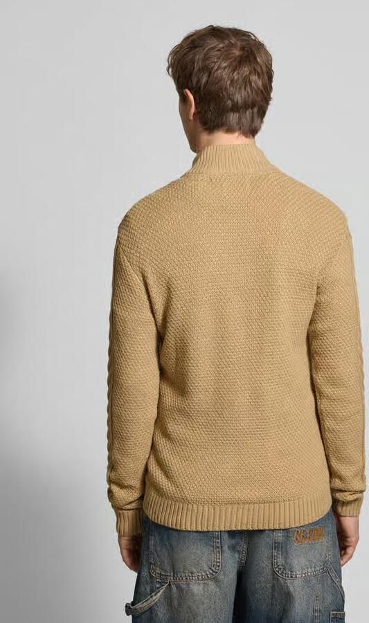 Blend Gebreide pullover met ritssluiting model 'BASIM'