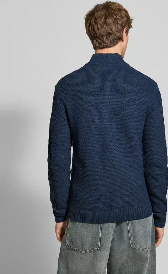 Blend Gebreide pullover met ritssluiting model 'BASIM'