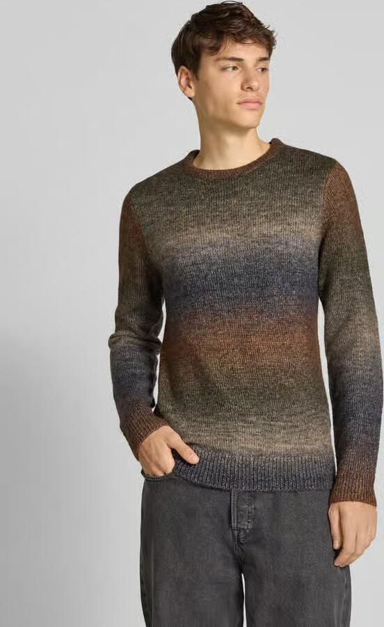 Blend Gebreide pullover met ronde hals model 'DANNIE' - Foto 8