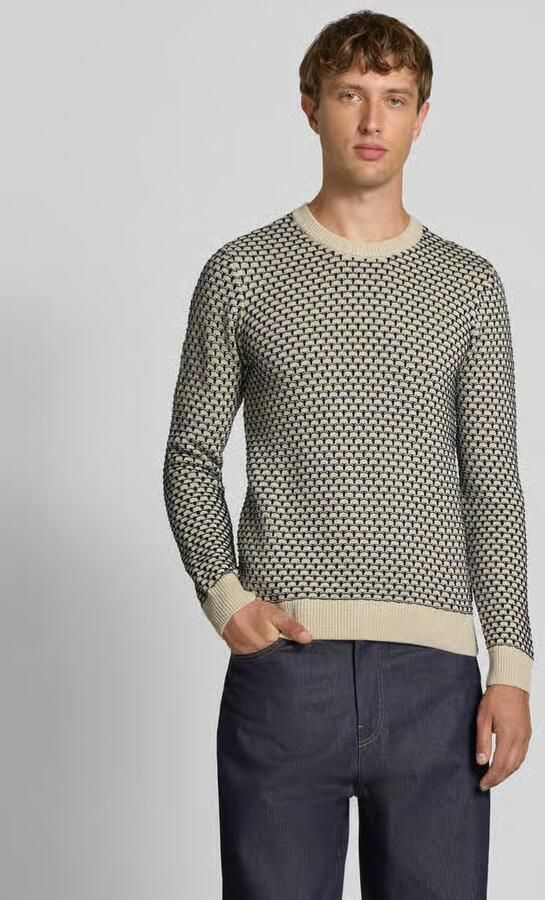 Blend Gebreide pullover met ronde hals model 'DONG' - Foto 2