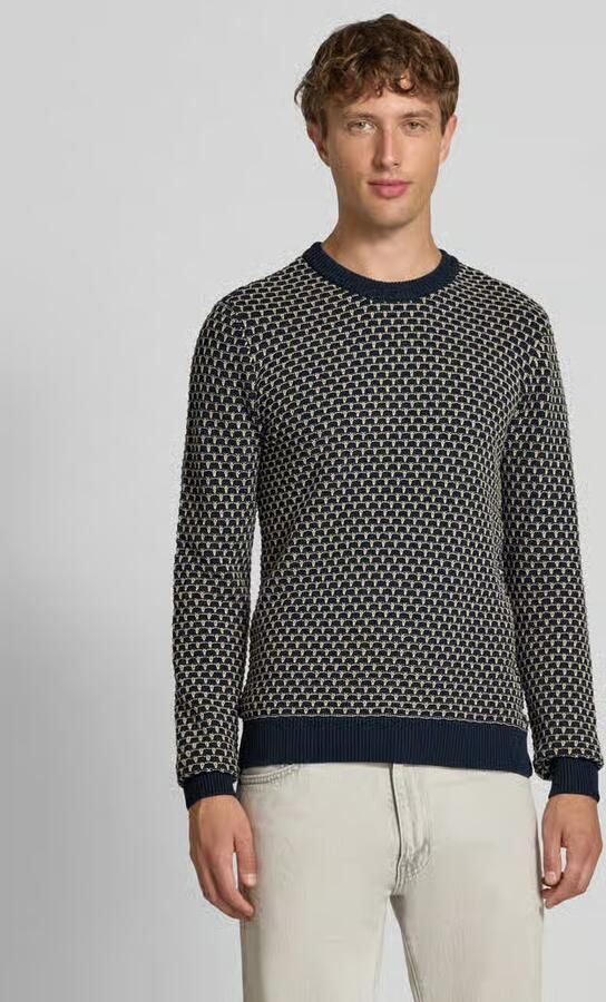 Blend Gebreide pullover met ronde hals model 'DONG' - Foto 2