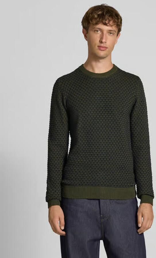 Blend Gebreide pullover met ronde hals model 'DONG' - Foto 2