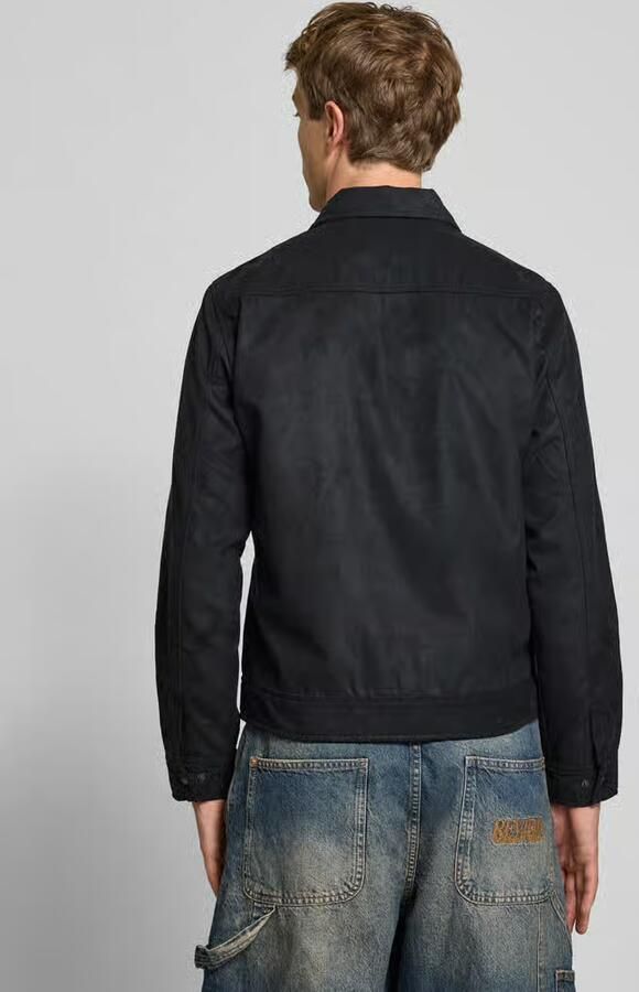 Blend Jack in leerlook met borstzak model 'HELGER'