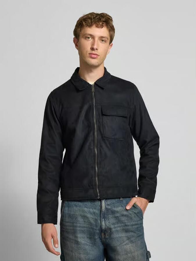 Blend Jack in leerlook met borstzak model 'HELGER' - Foto 2