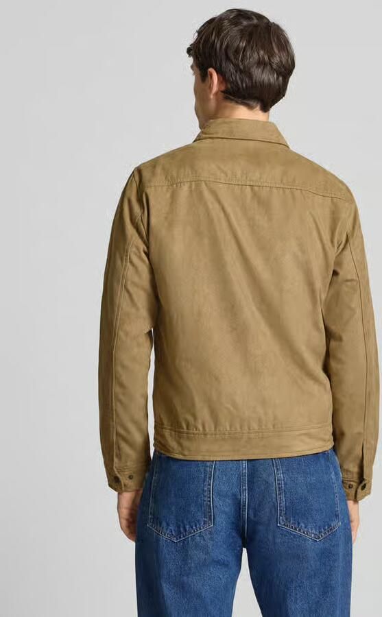 Blend Jack in leerlook met borstzak model 'HELGER'
