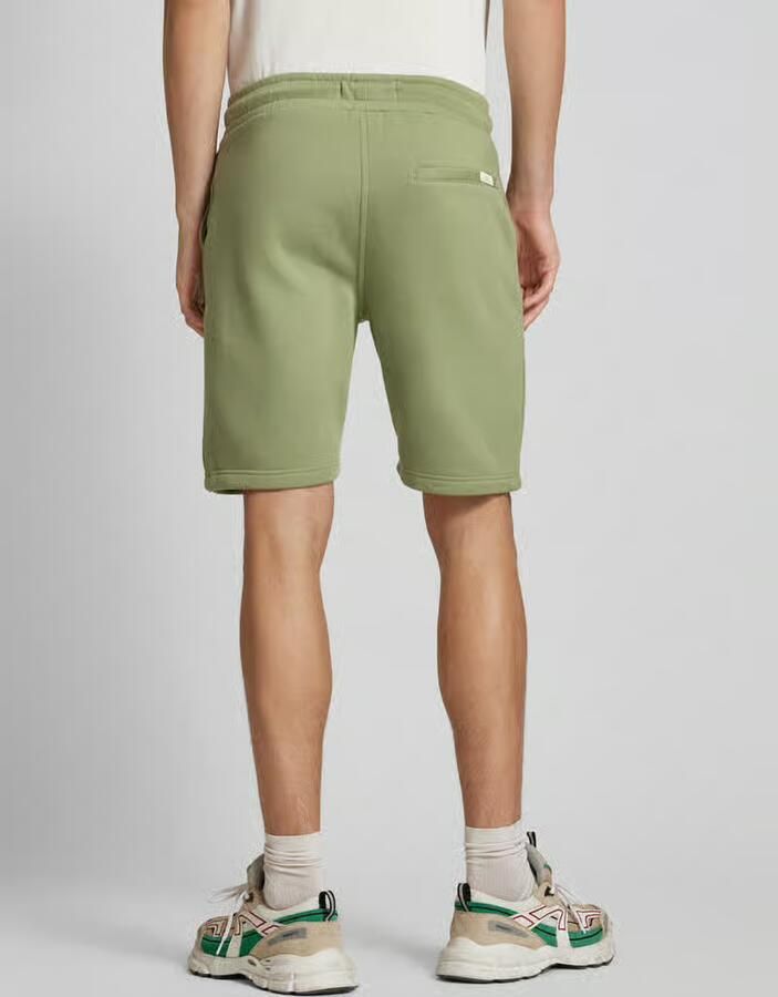 Blend Korte regular fit sweatshorts met labelpatch - Foto 4