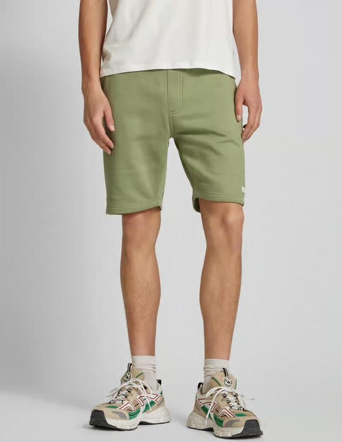 Blend Korte regular fit sweatshorts met labelpatch - Foto 5