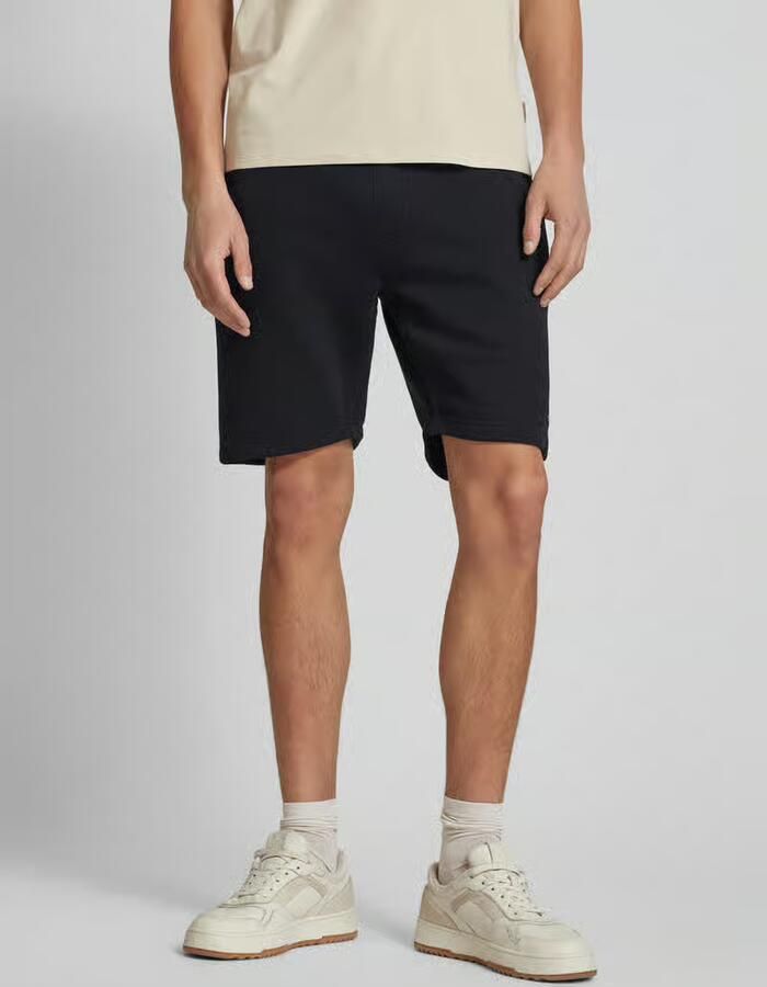 Blend Korte regular fit sweatshorts met labelpatch - Foto 5