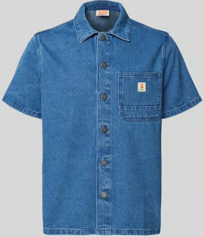Blend regular fit jeanshemd met borstzak model 'SUN' - Foto 2