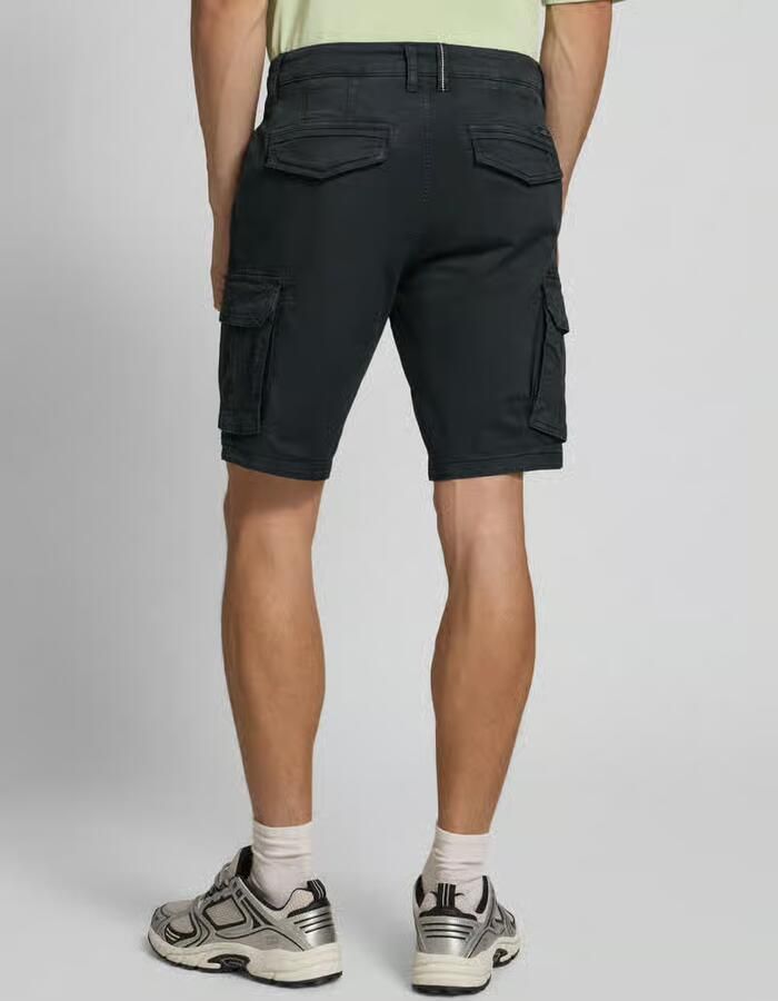 Blend Regular fit korte broek met cargozakken