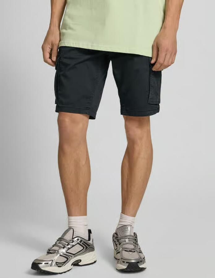 Blend Regular fit korte broek met cargozakken - Foto 2