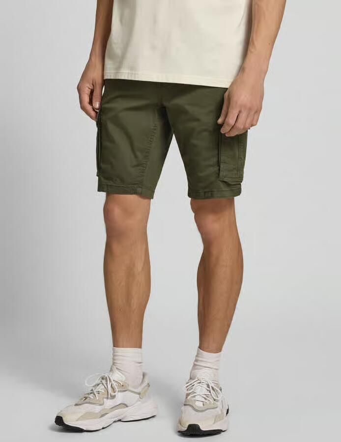 Blend Regular fit korte broek met cargozakken - Foto 2