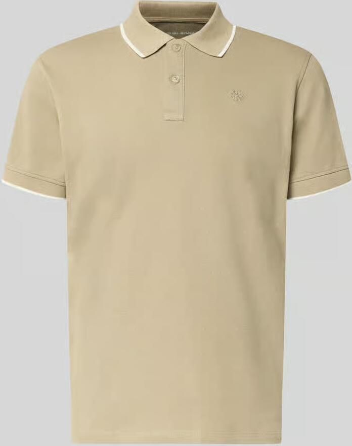 Blend Regular fit poloshirt met gestikt logo model 'Hedin'