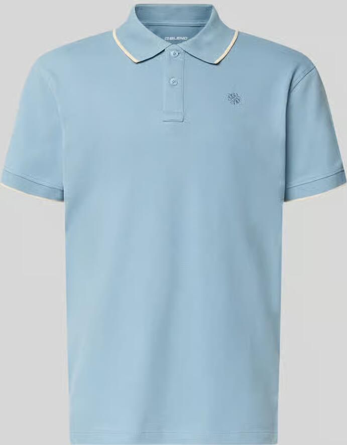 Blend Regular fit poloshirt met gestikt logo model 'Hedin'