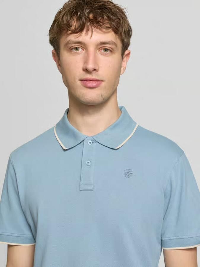 Blend Regular fit poloshirt met gestikt logo model 'Hedin' - Foto 5