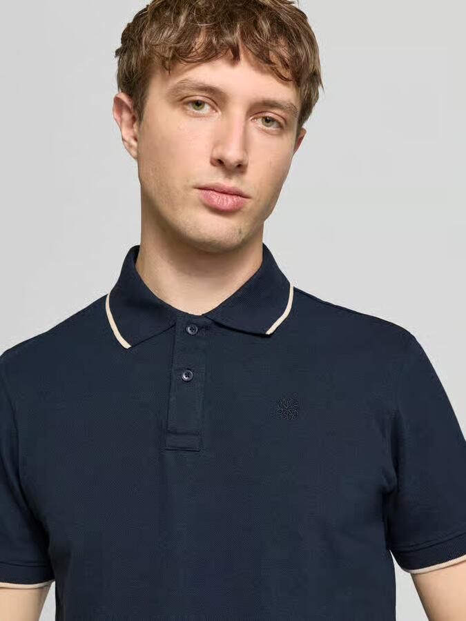 Blend Regular fit poloshirt met gestikt logo model 'Hedin' - Foto 2