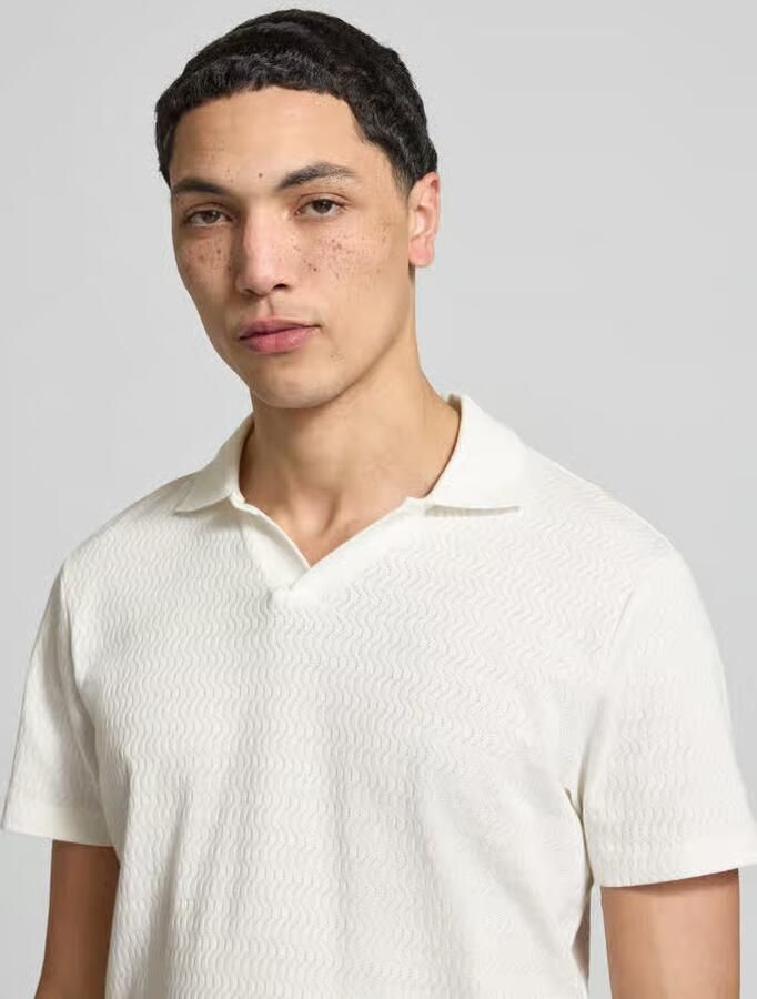 Blend Regular fit poloshirt met structuurpatroon Model 'Heskild' - Foto 2