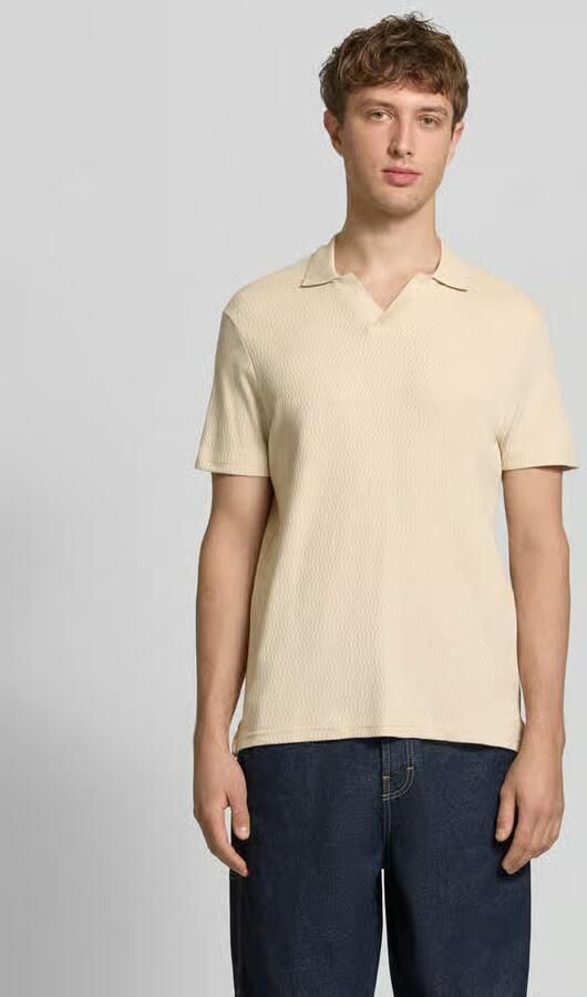 Blend Regular fit poloshirt met structuurpatroon Model 'Heskild' - Foto 6