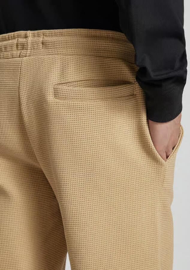 Blend Regular fit sweatshorts met structuurmotief model 'CASPER'