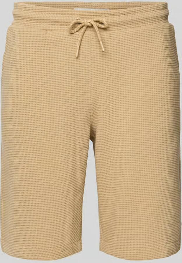 Blend Regular fit sweatshorts met structuurmotief model 'CASPER' - Foto 2