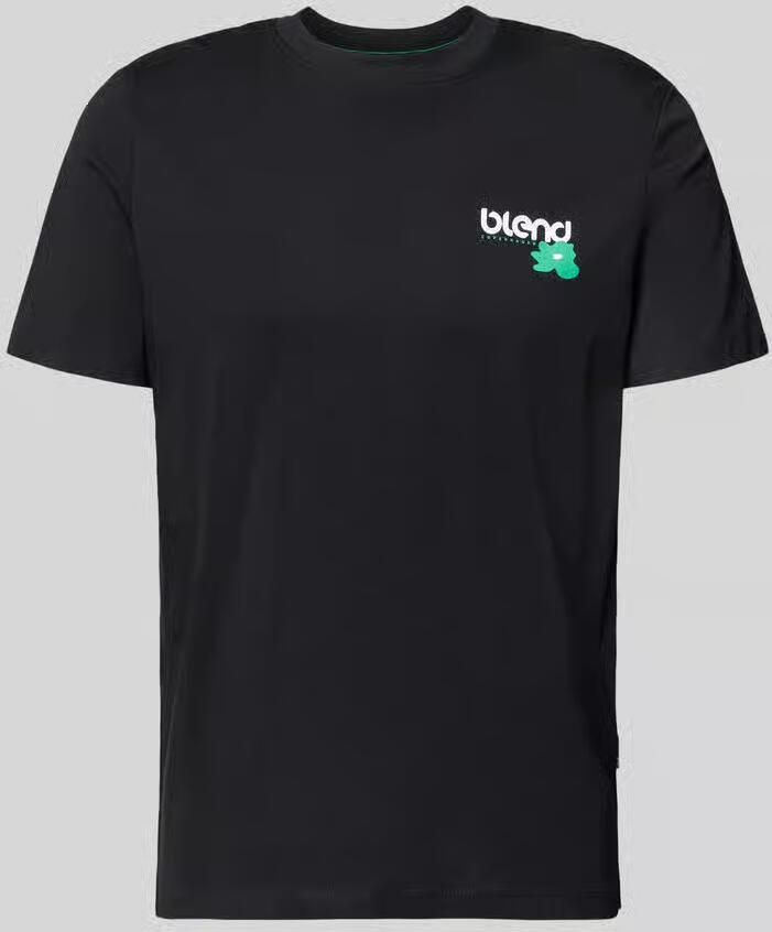 Blend Regular fit T-shirt met logoprint model 'Kenan'