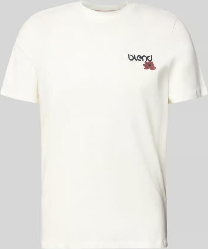 Blend Regular fit T-shirt met logoprint model 'Kenan'