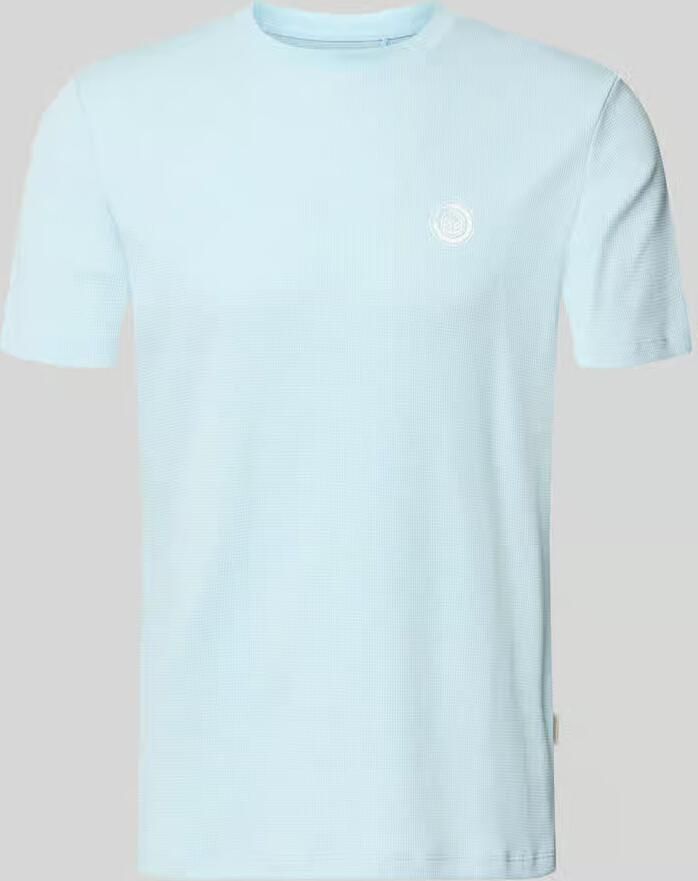 Blend Regular fit T-shirt met structuurmotief model 'Kaito'