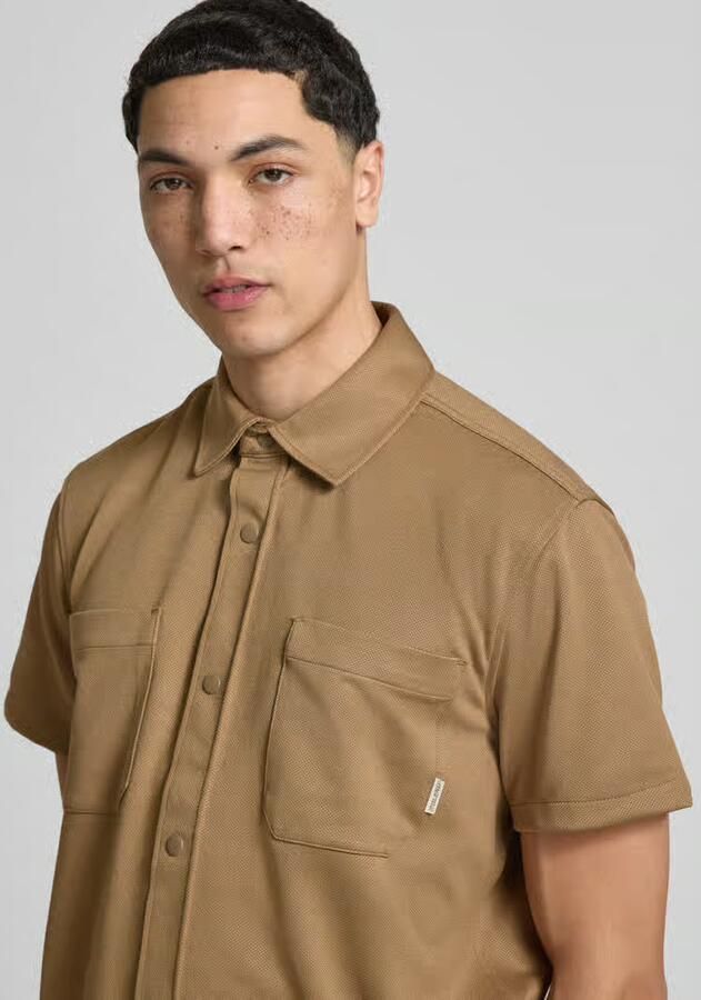 Blend regular fit vrijetijdshemd met borstzak model 'ADRIAN'