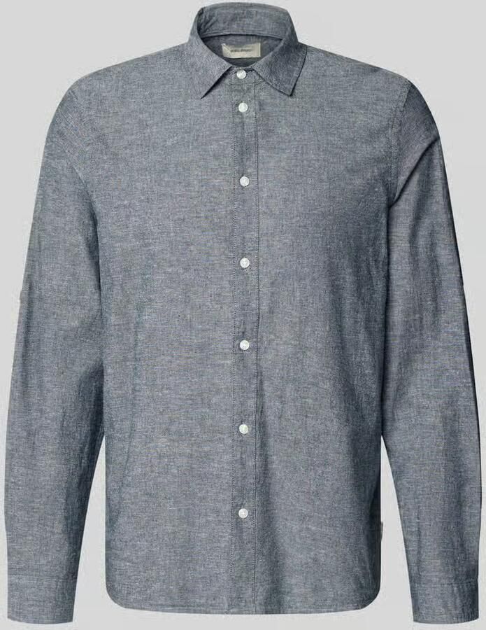Blend regular fit vrijetijdsoverhemd met kentkraag model 'ABAN' - Foto 2