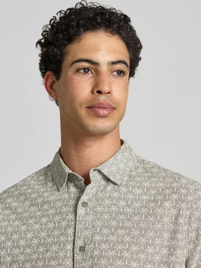 Blend regular fit vrijetijdsoverhemd met kentkraag model 'ABAN'