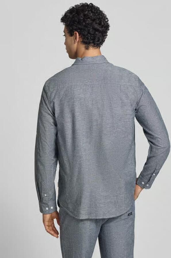 Blend regular fit vrijetijdsoverhemd met kentkraag model 'ABAN' - Foto 2