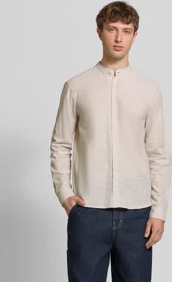 B.Young Gebreid shirt van viscosemix met contraststrepen model 'MORLA' - Foto 5