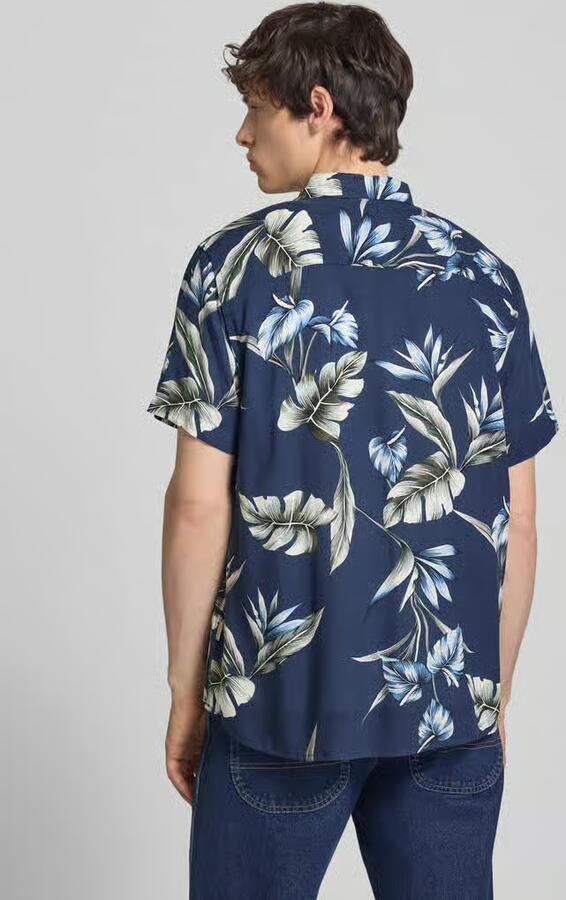 Blend regular fit vrijetijdsoverhemd van viscose model 'AMELO'