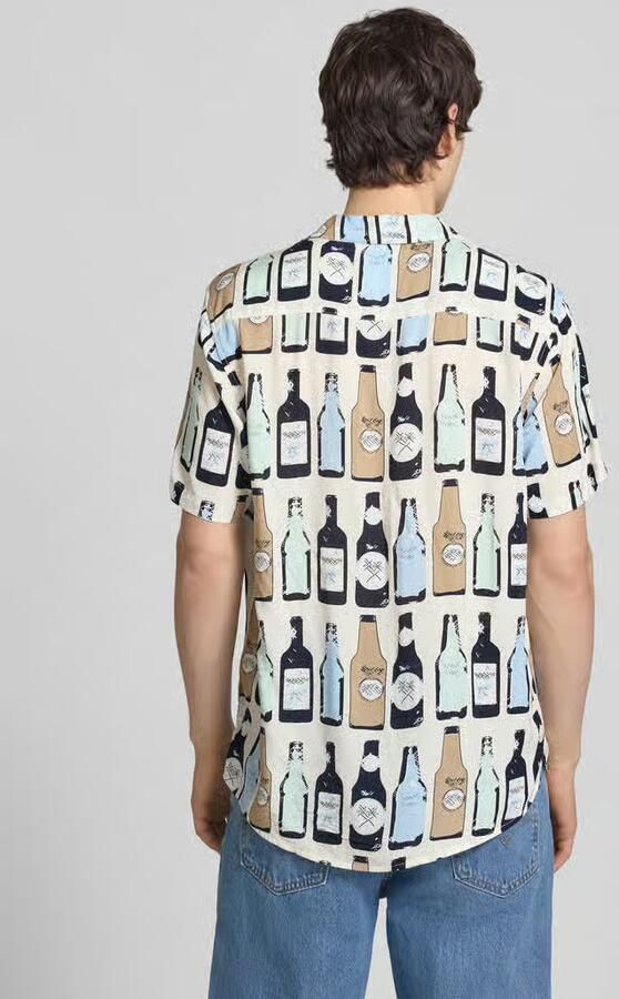 Blend regular fit vrijetijdsoverhemd van viscose model 'ANVAR' - Foto 2