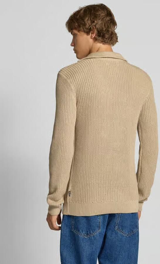 Blend Schipperstrui met labeldetail model 'DENO'