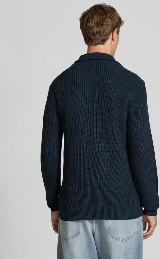 Blend Schipperstrui met labeldetail model 'DENO'