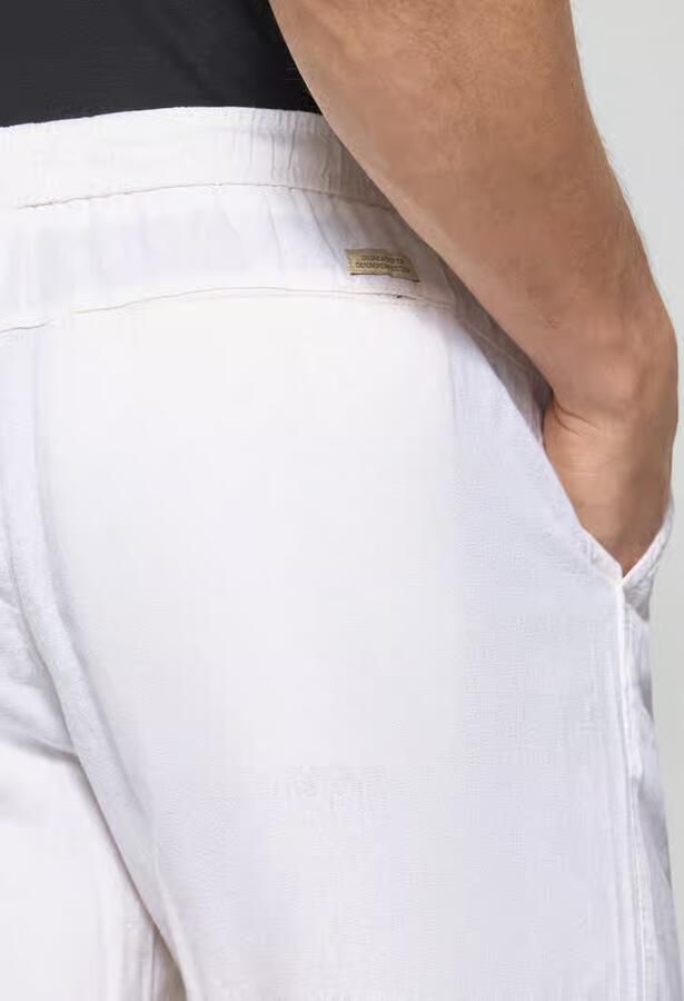 Blend Short van linnen-viscosemix model 'MALVIN'