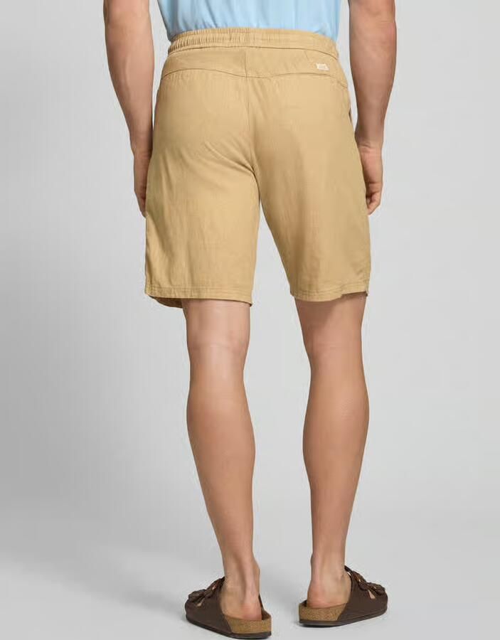 Blend Short van linnen-viscosemix model 'MALVIN' - Foto 2