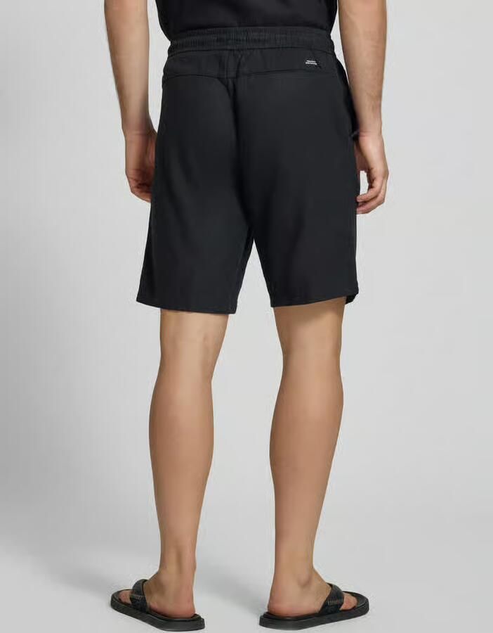 Blend Short van linnen-viscosemix model 'MALVIN' - Foto 2