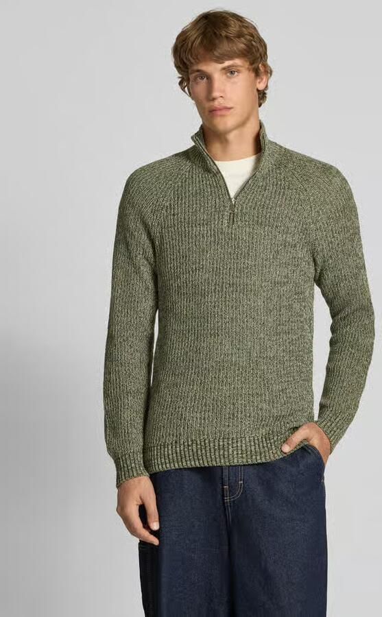 Blend Slim fit gebreide pullover met ritssluiting model 'Darik' - Foto 8