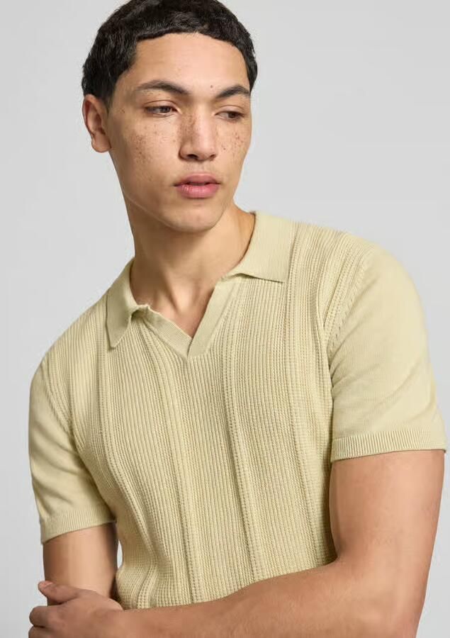 Blend Slim fit poloshirt in brei-look model 'Baron' - Foto 2