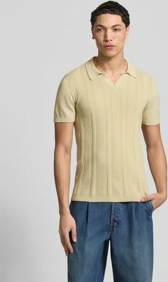 Blend Slim fit poloshirt in brei-look model 'Baron' - Foto 3