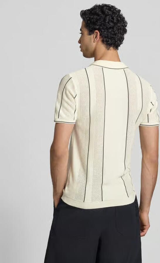 Blend slim fit poloshirt met knoopsluiting model 'AVEN' - Foto 4
