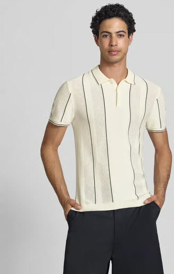Blend slim fit poloshirt met knoopsluiting model 'AVEN' - Foto 3