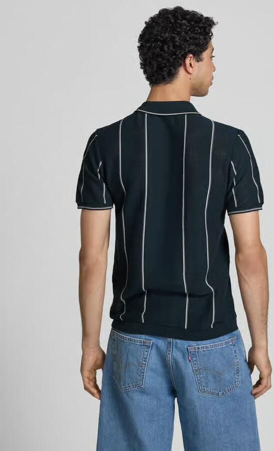 Blend slim fit poloshirt met knoopsluiting model 'AVEN' - Foto 2