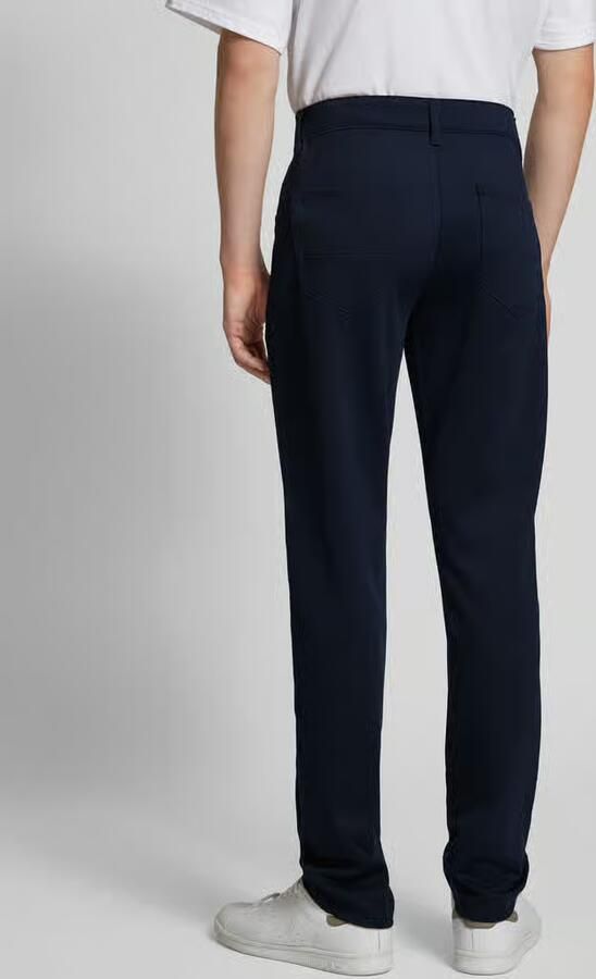 Blend Slim fit stoffen broek met steekzakken model 'Morgan'