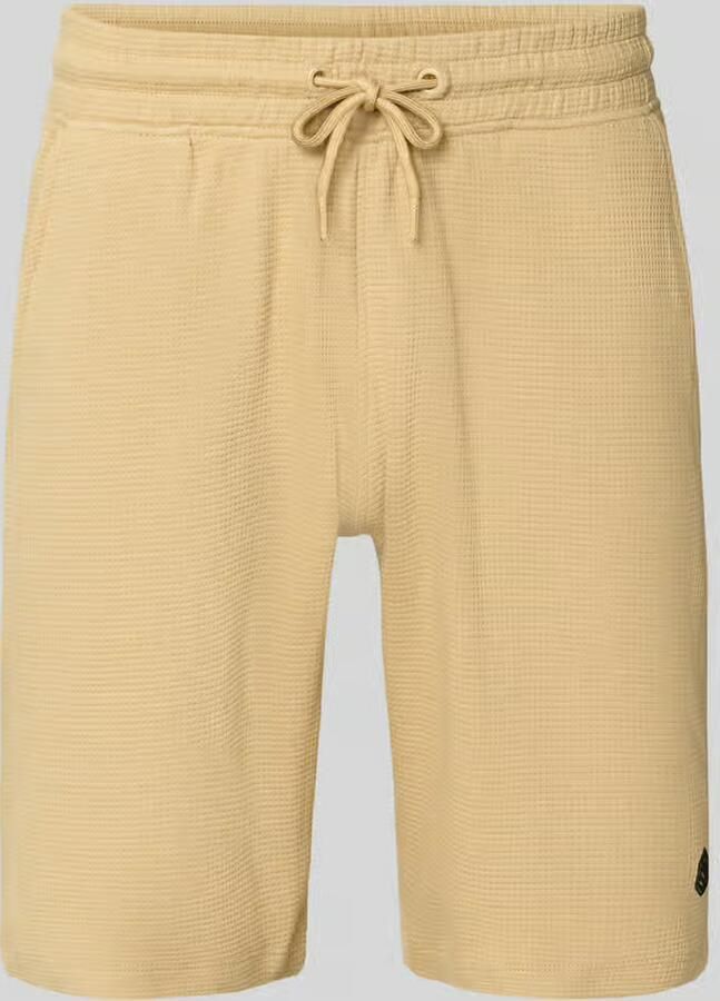 Blend straight fit sweatshorts met logostitching model 'Fillip' - Foto 2
