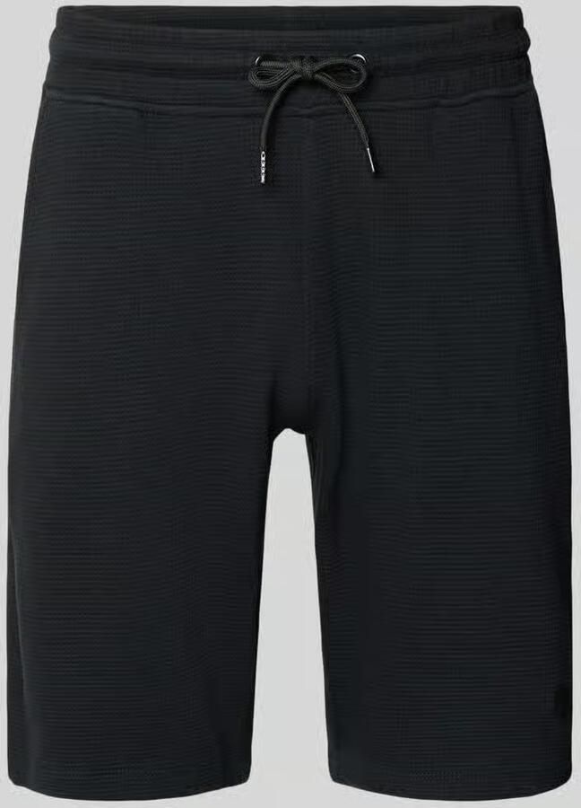 Blend straight fit sweatshorts met logostitching model 'Fillip' - Foto 2