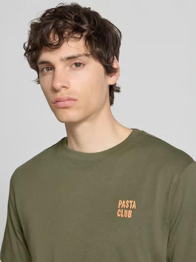 Blend T-shirt met stitching model 'KAAN'